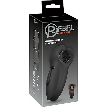 Rebel Man Wand 3 Motoare, 10x10 Moduri, Reîncărcabil