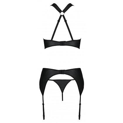 Set Din Piele Passion Amanda Negru S-M 4
