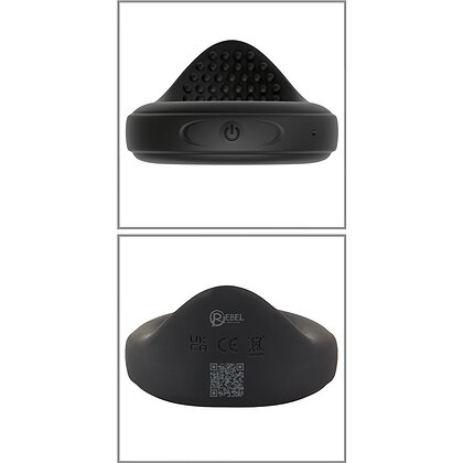 Inel Vibrant Rebel — 10 Moduri, Reîncărcabil, Discret Negru 7