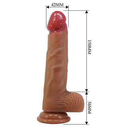 Pretty Love Lisle 20.6cm Dildo Din Silicon cu Bază Ventuză 6