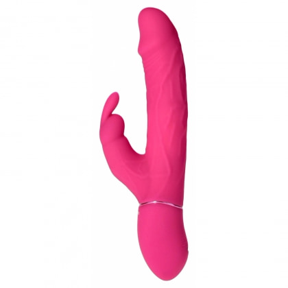 Rabbit Thrill Bunny Vibrator Reîncărcabil, Stimulator Dublu G Roz 4
