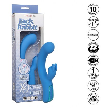 Vibrator Rabbit Elite Suction Albastru 9