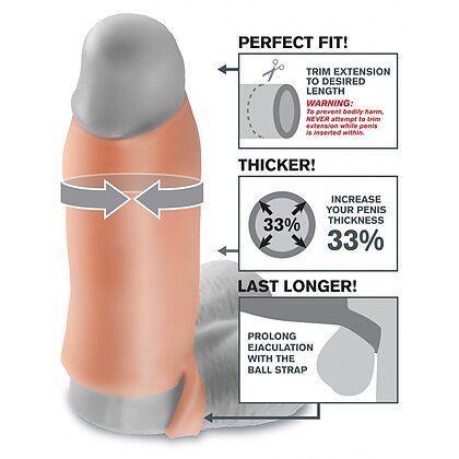 Prelungitor Penis Fx Real Feel Enhancer XL 3