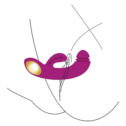 Harmony DualTouch – Vibrator punct G Dual, 9 Moduri, 60min Mov 6
