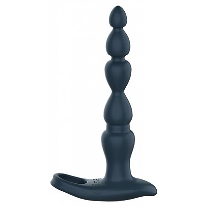 Vibrator Anal ELIXER Double Albastru 3