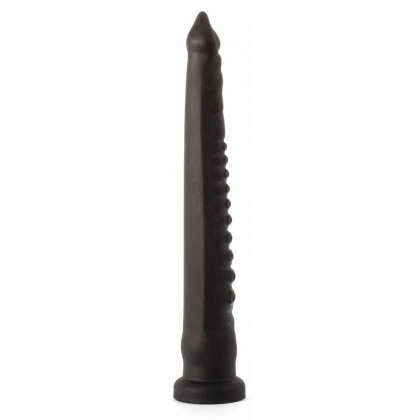 X Men Plug Anal PVC Negru cu Ventuză, 59 cm, Stimulare 3