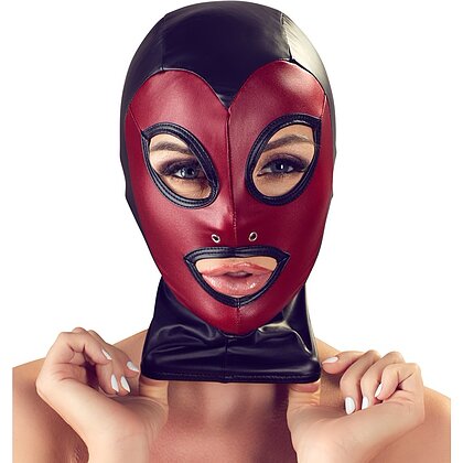 Cagulă Bad Kitty Head Mask Vișiniu Negru 2