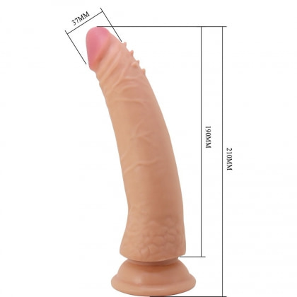 Dildo Realist Pretty Love Kable cu Piele Glisantă 6