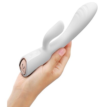 Vibrator Rabbit Dorcel Flexi Heating Alb 3