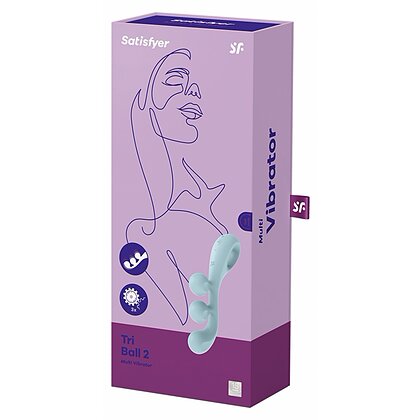Multi Vibrator Satisfyer Tri Ball 2 Albastru 6