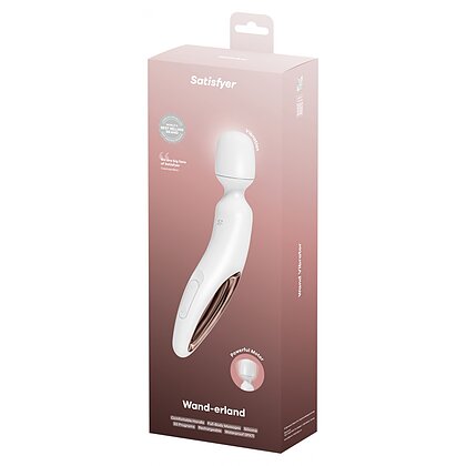 Satisfyer Wand-erland — 50 Programe, IPX7, Reîncărcabil Alb 6