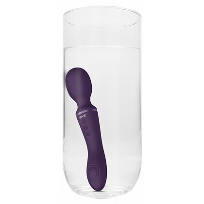 Vibrator Clitoridian Enora cu Două Motoare de 22 cm Mov 9