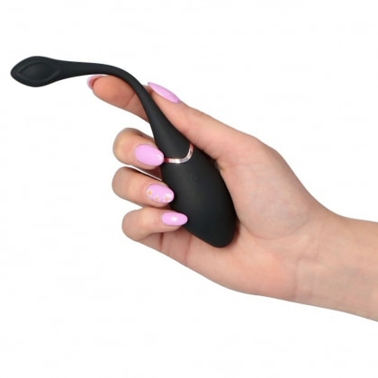 Oul Vibrant Toyz4lovers Reîncărcabil cu Telecomandă Wireless Negru 3