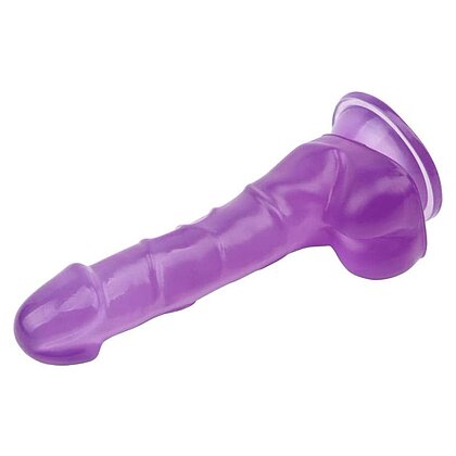 Dildo Realist 19.5cm Mov cu Ventuză Chisa Novelties 3