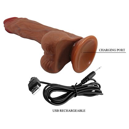 Debra Calisto 25cm – Vibrator Rotativ cu Ventuză Discret 8