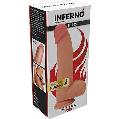 Dildo Realist Din Silicon Lichid Hidden Desire 20cm 11