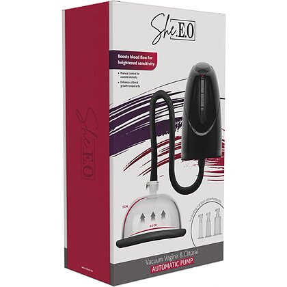 Pompă Vacuum Automată 3 Moduri, Control Reglabil – She.E.O. Negru 4
