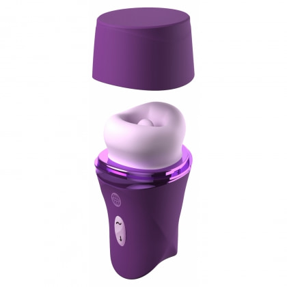 Vibrator Clitoridian Lush Kiss Plush cu Limbă Rotativă Mov 2
