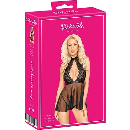 Babydoll Kissable Medeea Negru L-XL 5
