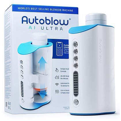 Masturbator Autoblow AI Ultra Alb 2