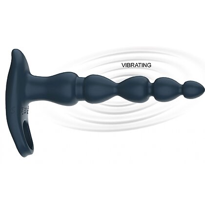 Vibrator Anal ELIXER Double Albastru 5