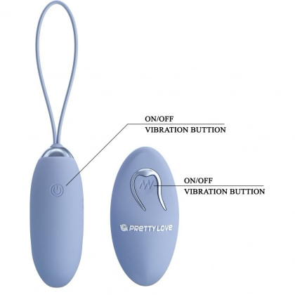 Pretty Love Julia - Ou Vibrator Albastru, 12 Moduri 4