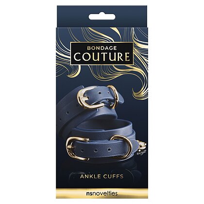 Cătușe Bondage Couture Ankle Albastru 2