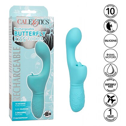 Vibrator Butterfly Kiss Flicker Albastru 9