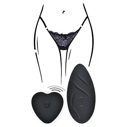 Chiloți Vibratori Angel Panty Vibe Negru 2