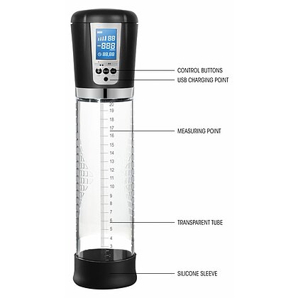 Premium Rechargeable Automatic LCD Pump - Transparent 5