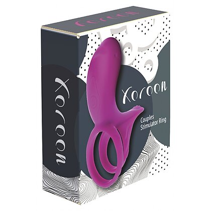 Inel Dublă Stimulare Couples Stimulator Ring Fuchsia 7
