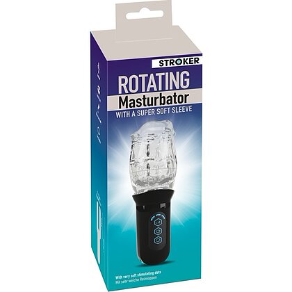 STROKER Masturbator Rotativ Transparent 4 Moduri 8