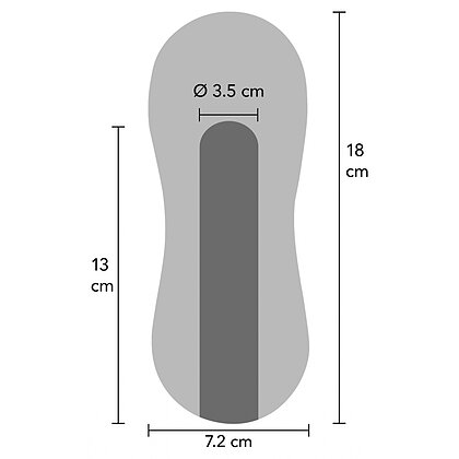 Hidden Desire Fusion Masturbator Compact cu Vibrator 2