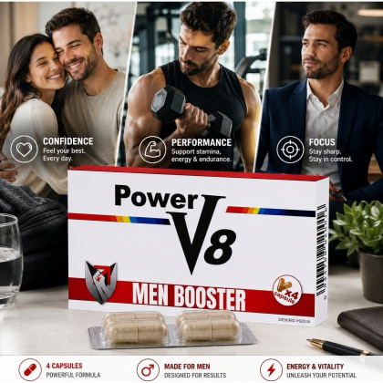 Pastile Power V8 pentru Erecție și Potență 4 buc 3