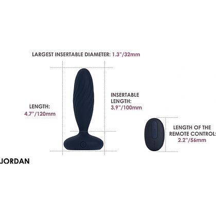 Svakom Jordan Bleumarin: Vibrație și Împingere 7 Moduri Albastru 8