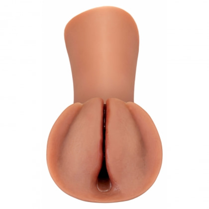 Slippery Slit Masturbator Auto-lubrifiant Caramel 2