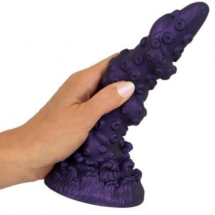 Octopus Prime — Dildo Din silicon Lichid, Ventuză 20.2 cm Mov 6