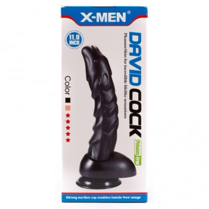 X-Men Dragon Flex 28cm – Ventuză Negru, Textură Naturală 8