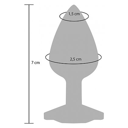 Dop Anal Diamond Jewel Small Roz 2