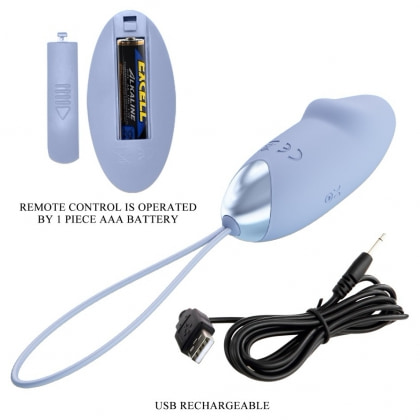 Pretty Love Julia - Ou Vibrator Albastru, 12 Moduri 5