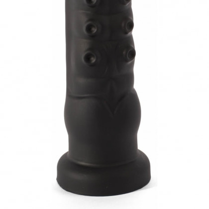 X Men Plug Anal PVC Negru cu Ventuză, 59 cm, Stimulare 6