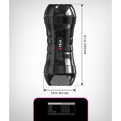 PDX Extreme - Masturbator Dublu 2 Capete, Auto-lubrifiere 6