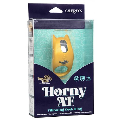 Inel Penis AF Vibrating Galben 4