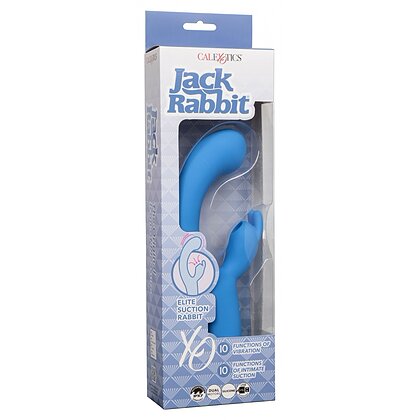 Vibrator Rabbit Elite Suction Albastru 12