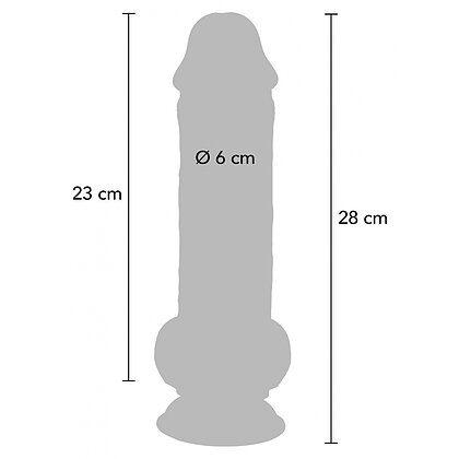 ToyJoy Get Real Deluxe — 28 cm, Senzaţie Naturală 7