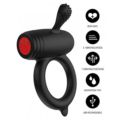 Hidden Desire Excellence Power Pro Inel 10 Moduri IPX7 Negru 4
