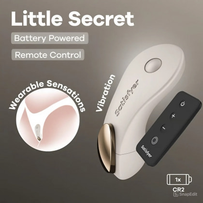 Little Secret Vibrator Pentru Chiloți Satisfyer Gri 6