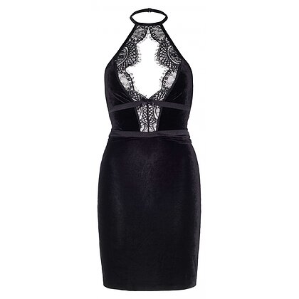 Rochie Leg Avenue Jasmine Velvet Negru M 5