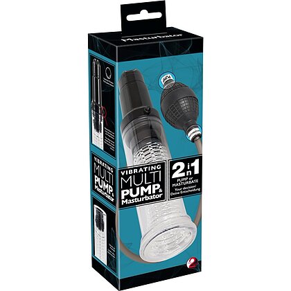 Pompă Vibrating Multi Pump Și Masturbator Transparent 3
