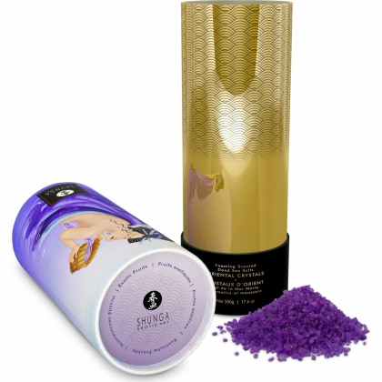 Shunga Oriental Crystals Fructe Exotice — Sare De Baie 500g 4